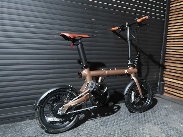 Exxite xxs vouwfiets copper 36v10,5ah accu - afbeelding 3 van  7
