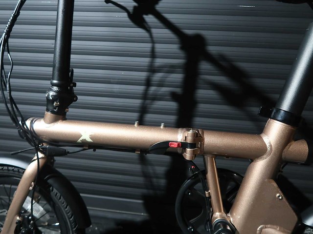 Exxite xxs vouwfiets copper 36v10,5ah accu - afbeelding 9 van  13