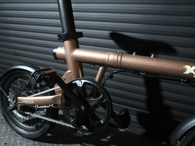 Exxite xxs vouwfiets copper 36v10,5ah accu - afbeelding 10 van  13