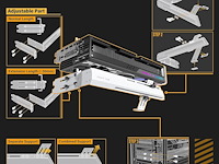 Ezdiy-fab gpu-houder - afbeelding 4 van  5