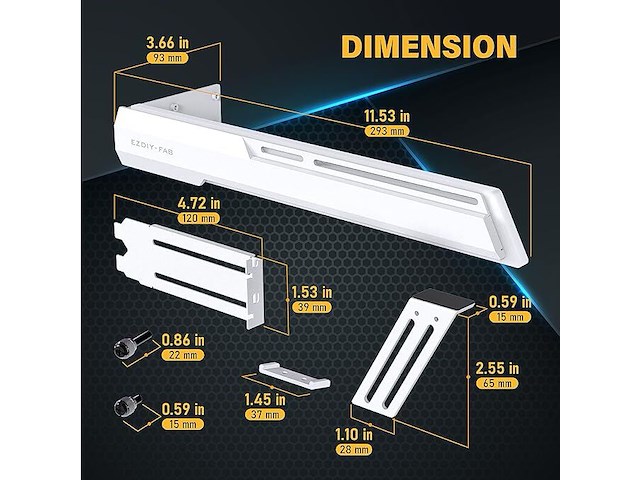 Ezdiy-fab gpu-houder - afbeelding 3 van  5