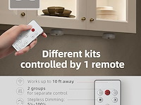 Ezvalo draadloze kastlamp met bewegingsmelder (6 stuks) - afbeelding 6 van  6