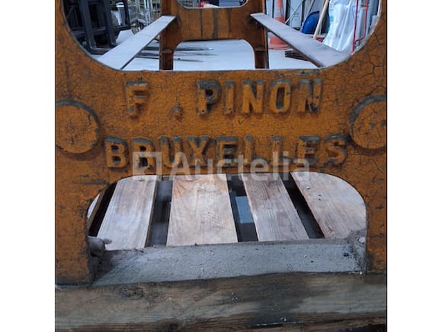 F. pinon manuele plaatwals industrieel - afbeelding 5 van  6