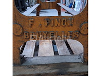F. pinon manuele plaatwals industrieel - afbeelding 5 van  6