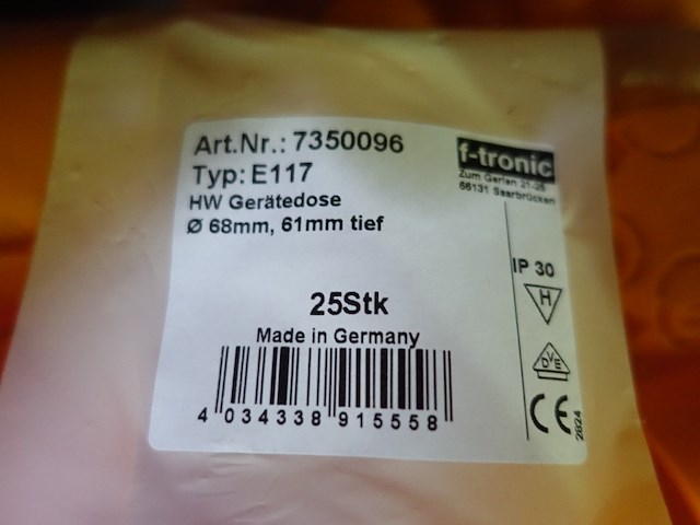 F-tronic inbouwdozen - afbeelding 2 van  5