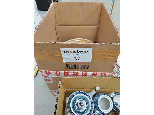 F2d - bord/pastabord/theeservies - porselein: partij borden (30x) - afbeelding 2 van  6