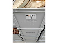 F2d - diep bord - porselein: diepe borden f2d bruin (53x) - afbeelding 2 van  4