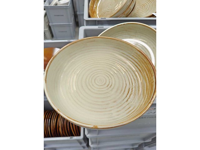 F2d - diep bord - porselein: diepe borden f2d bruin (53x) - afbeelding 3 van  4