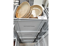 F2d - diep bord - porselein: diepe borden f2d bruin (53x)