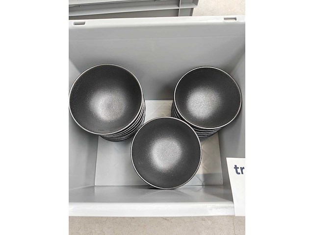 F2d - kom - porselein: kommen f2d black dusk (20x) - afbeelding 2 van  3