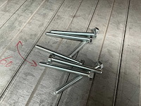 Fabory m8x80 zeskant bout (800x) - afbeelding 1 van  4