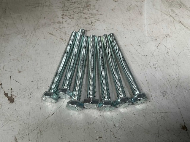 Fabory m8x80 zeskant tapbout (2400x) - afbeelding 1 van  4