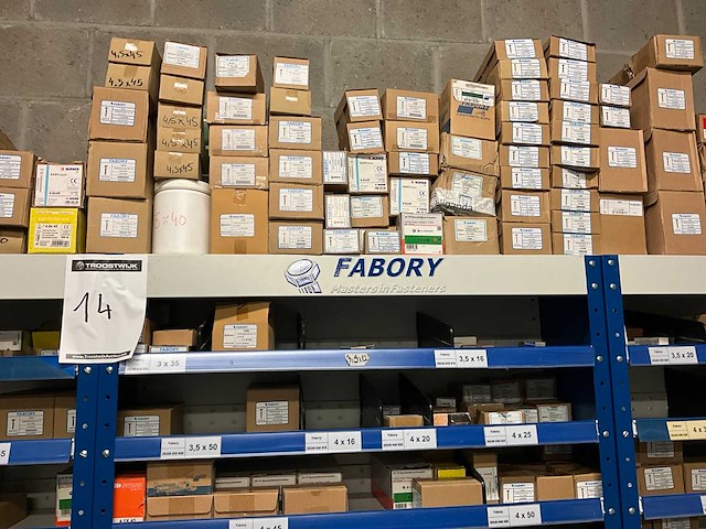 Fabory spax pgb-fasteners… grote partij bevestigingsmaterialen - afbeelding 3 van  7