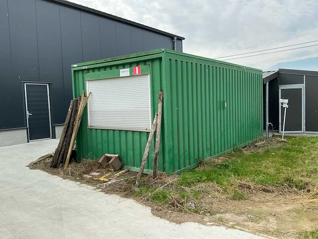 Fabricom opslagcontainer / werkcontainer - afbeelding 1 van  4