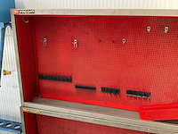 Facom - hangkast met schuifdeur - diverse onderdelen, gereedschappen en accessoires - afbeelding 4 van  4
