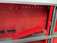Facom - hangkast met schuifdeur - diverse onderdelen, gereedschappen en accessoires - afbeelding 2 van  2