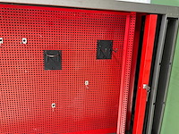 Facom - hangkast met schuifeur - diverse onderdelen, gereedschappen en accessoires - afbeelding 1 van  3