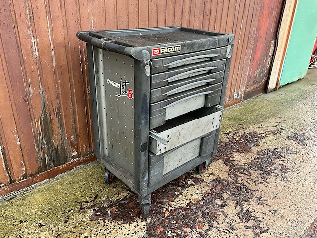 Facom chromojet6 gereedschapswagen - afbeelding 2 van  9