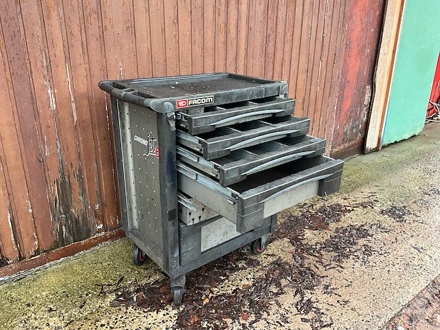 Facom chromojet6 gereedschapswagen - afbeelding 3 van  9