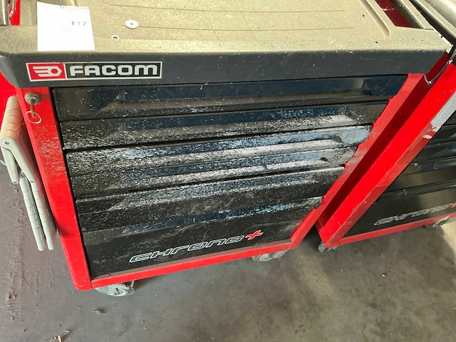 Facom chrono+ gereedschapswagen met inhoud - afbeelding 2 van  6