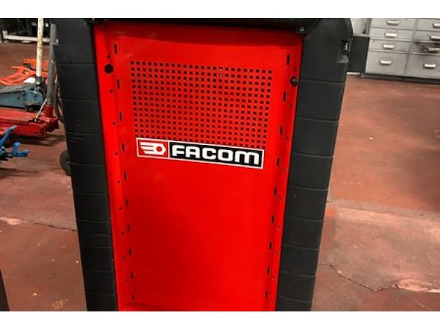 Facom mobiele gereedschapskar gevuld - afbeelding 3 van  10
