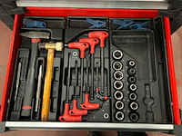 Facom mobiele gereedschapskar gevuld - afbeelding 7 van  10