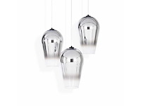 Fade pendellamp - slice diam 18cm - zilver - afbeelding 2 van  4