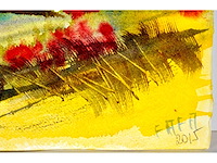 Fafa - landschap met klaprozen - aquarel - afbeelding 5 van  6