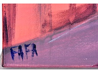 Fafa - people in motion - olie op doek - 50x60 cm - afbeelding 4 van  10