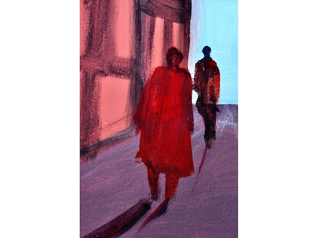 Fafa - people in motion - olie op doek - 50x60 cm - afbeelding 8 van  10