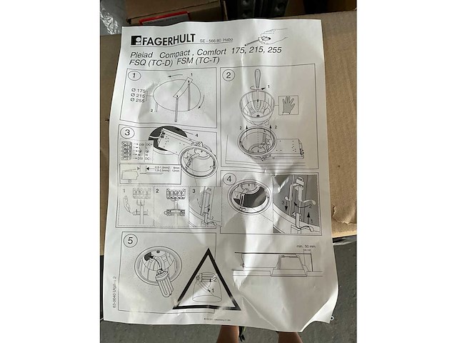 Fagerhult 2x 18w 76211 winkelverlichting (2x) - afbeelding 3 van  3