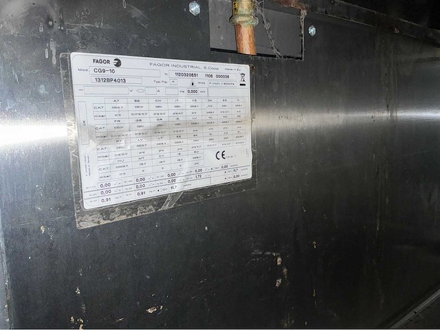 Fagor cg9-10 gasgestookte bakplaat - afbeelding 6 van  7