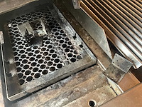 Fagor gas grill- en bakplaat, voorzien van 2 bakzones en onderkast - afbeelding 4 van  4