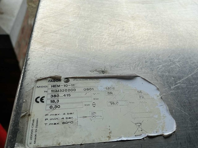 Fagor hem 10-11 heteluchtoven - afbeelding 8 van  8
