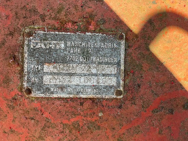 Fahr km22 grasoogstmachine - afbeelding 7 van  7
