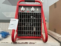 Faico elektrische verwarming 5 kw 380 v
