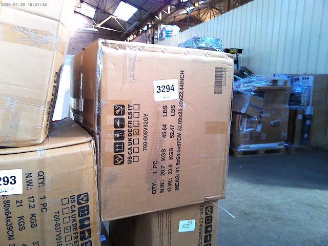 Fainer met massagefunctie, tv-stoel met zijvak, kunstleer, grijs - afbeelding 9 van  9