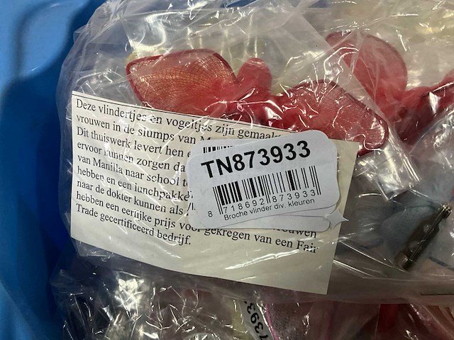 Fair forward fairtrade broche vogels in diverse kleuren - afbeelding 6 van  6