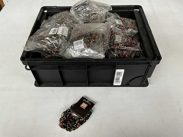 Fair forward fairtrade elastische kralen armband multicolor (89x) - afbeelding 3 van  6