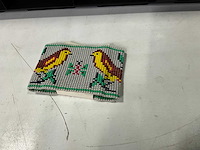 Fair forward fairtrade elastische kralen armband vogel (135x) - afbeelding 3 van  5