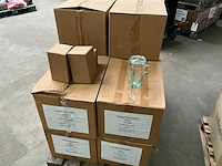 Fair forward fairtrade glazen kan met deksel (123x) - afbeelding 1 van  7