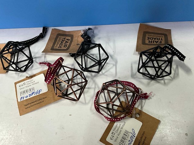 Fair forward fairtrade hanger diamant diverse kleuren - afbeelding 2 van  5