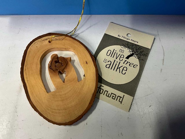 Fair forward fairtrade hanger hout (41x) - afbeelding 2 van  6