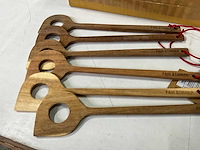 Fair forward fairtrade houten spatel (90x) - afbeelding 3 van  6