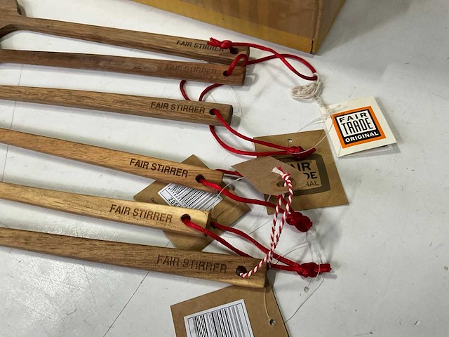 Fair forward fairtrade houten spatel (90x) - afbeelding 4 van  6