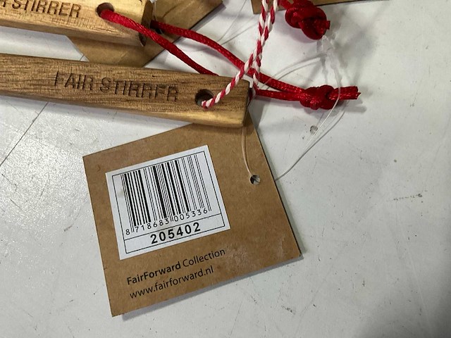 Fair forward fairtrade houten spatel (90x) - afbeelding 5 van  6
