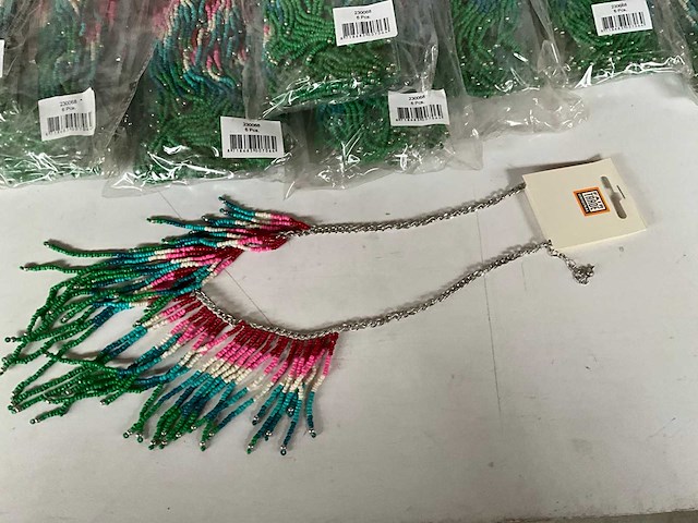 Fair forward fairtrade ketting multicolor (110x) - afbeelding 2 van  7