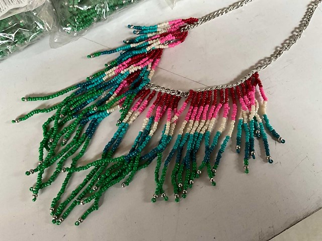 Fair forward fairtrade ketting multicolor (110x) - afbeelding 3 van  7