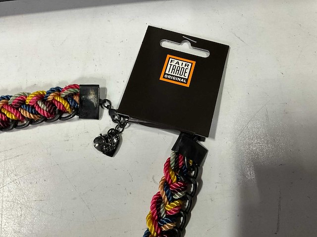 Fair forward fairtrade ketting multicolor (35x) - afbeelding 4 van  5