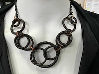 Fair forward fairtrade ketting zwart (60x) - afbeelding 2 van  6